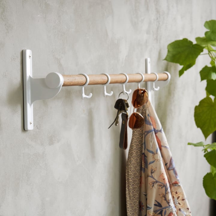 Nostalgi inbuilt hook strip - Bamboo-white - Essem Design