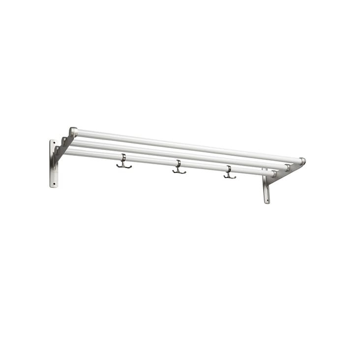 Nostalgi Shoe or hat shelf - White, aluminium stand - Essem Design