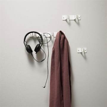 Point clothes hook  - white, single - Essem Design