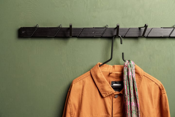 Tamburin coat hook 73.5 cm, Black-black Essem Design