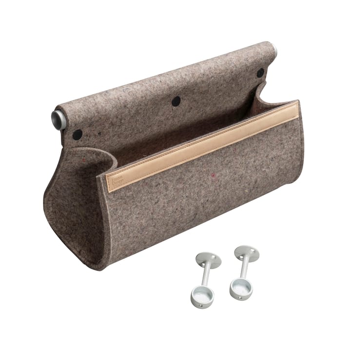 Ulrika wall storage - natural wool-white - Essem Design