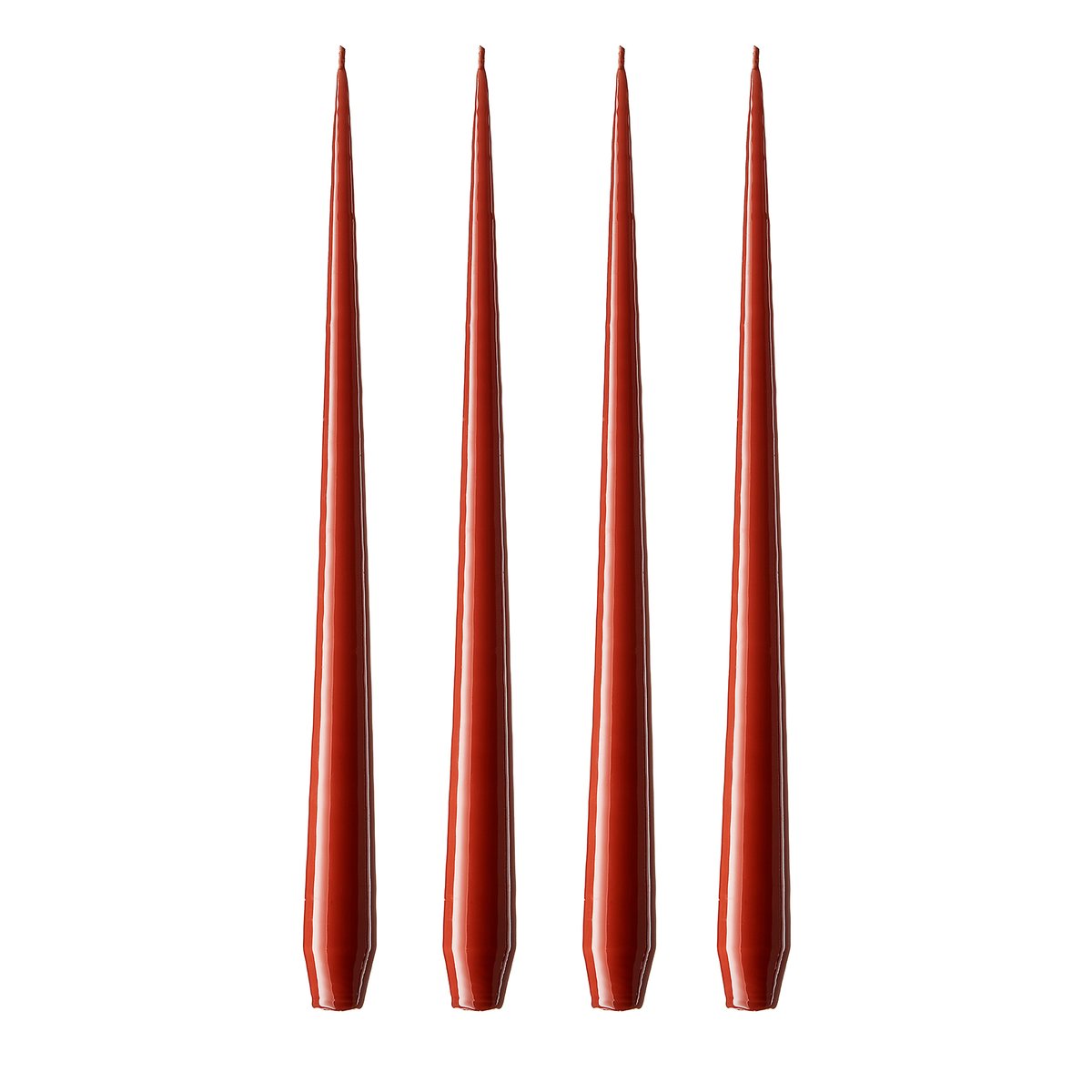 ester & erik candle 32 cm 4-pack aged rust Lacquered