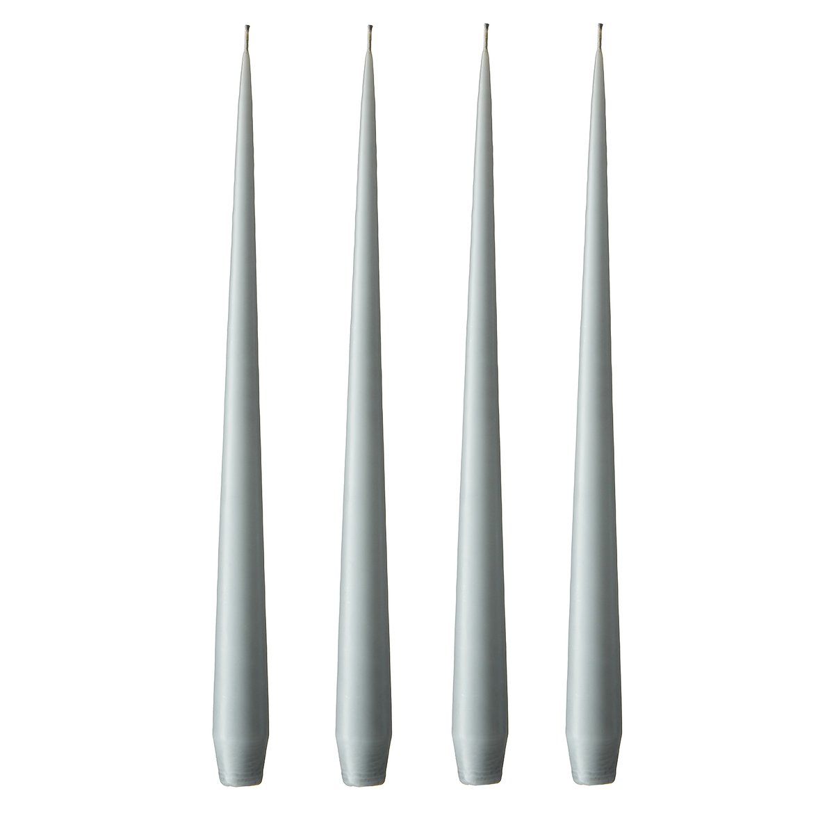 ester & erik candle 32 cm 4-pack concrete Matte | Scandinavian Design | Candles | Grey