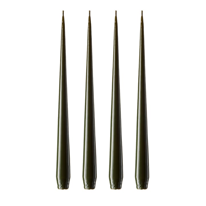 ester & erik candle 32 cm 4-pack dark deep forest - Lacquered - ester & erik