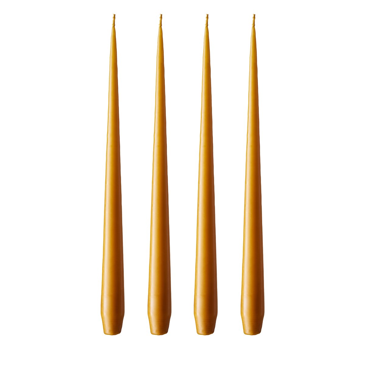 ester & erik candle 32 cm 4-pack dark saffron Matte
