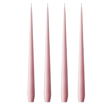 ester & erik candle 32 cm 4-pack old rose - Matte - ester & erik