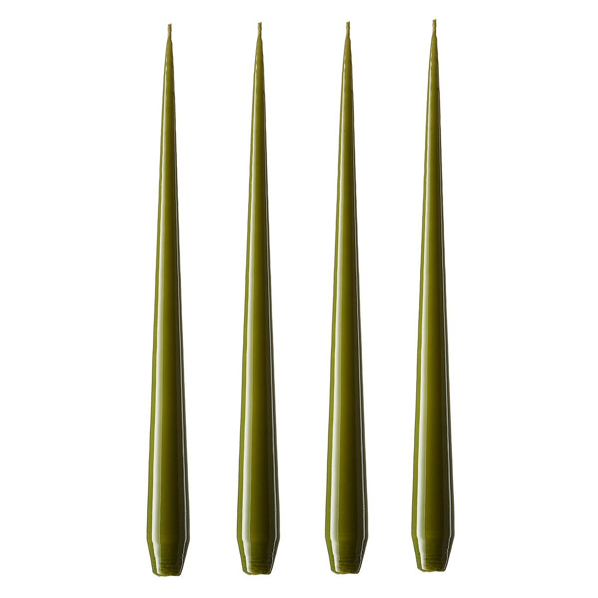 ester & erik candle 32 cm 4-pack olive glow Lacquered