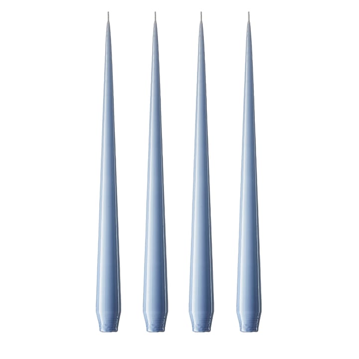 ester & erik candle 42 cm 4-pack lavendle blue - Lacquered - Ester & erik