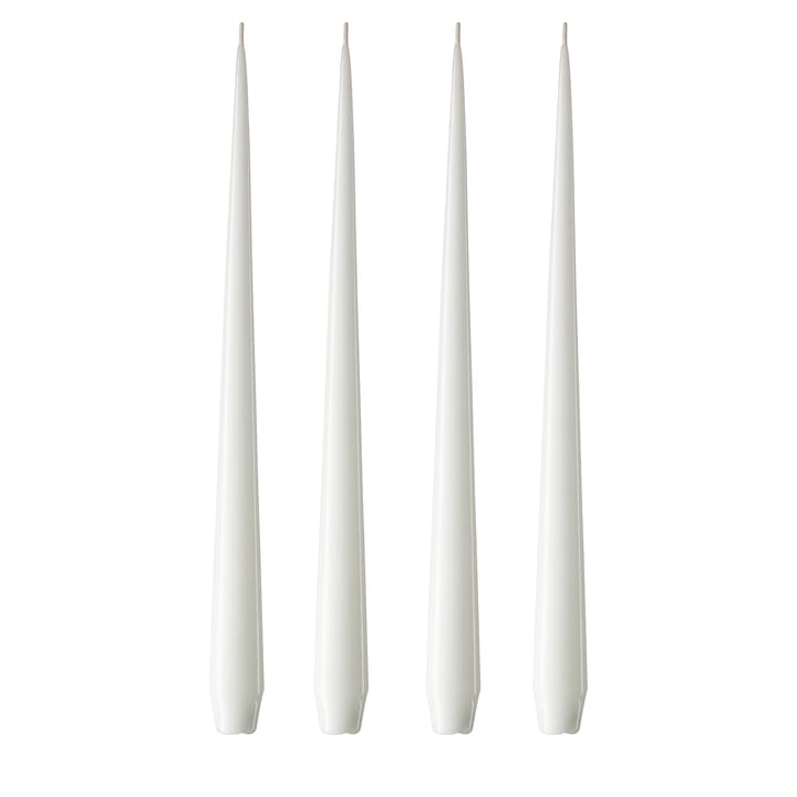 ester & erik candle 42 cm 4-pack pure white - Lacquered - Ester & erik