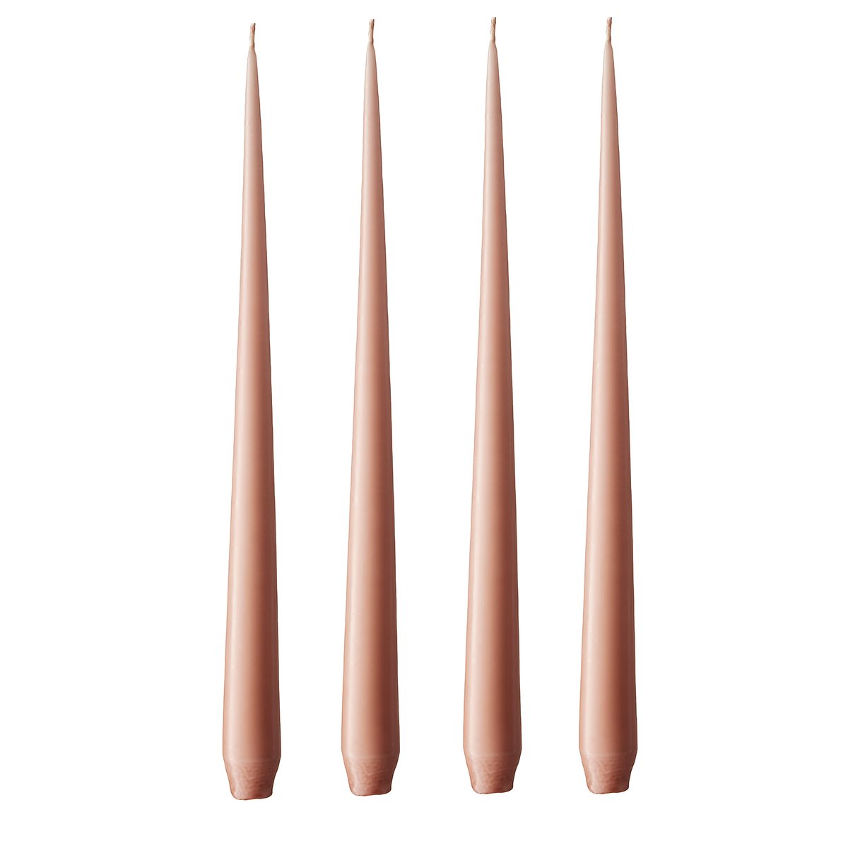 ester & erik candle 42 cm 4-pack rosy caramel Matte