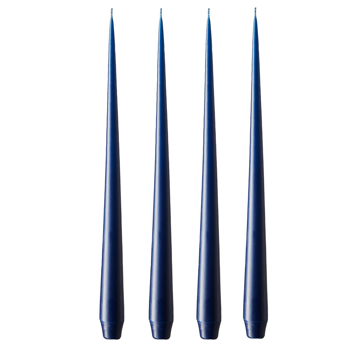 ester & erik candle 42 cm 4-pack royal navy Matte | Scandinavian Design | Candles | Blue
