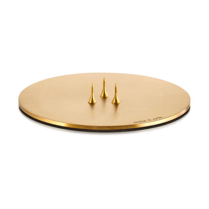 ester & erik candle holder Ø9 cm matte - Gold - ester & erik