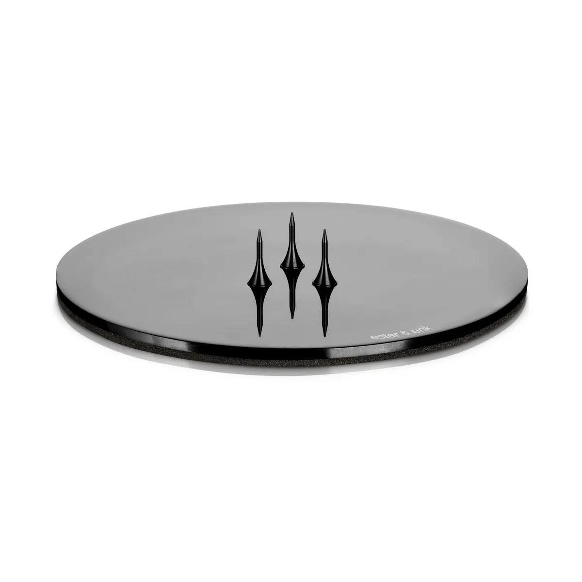 ester & erik ester & erik candle holder Ø9 cm polished Black