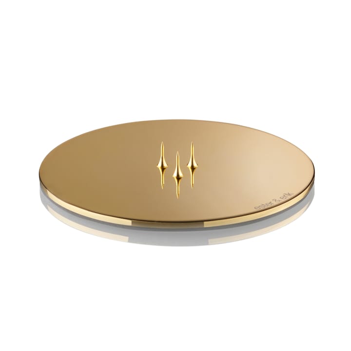 ester & erik candle plate Ø12 cm polished - gold - Ester & erik