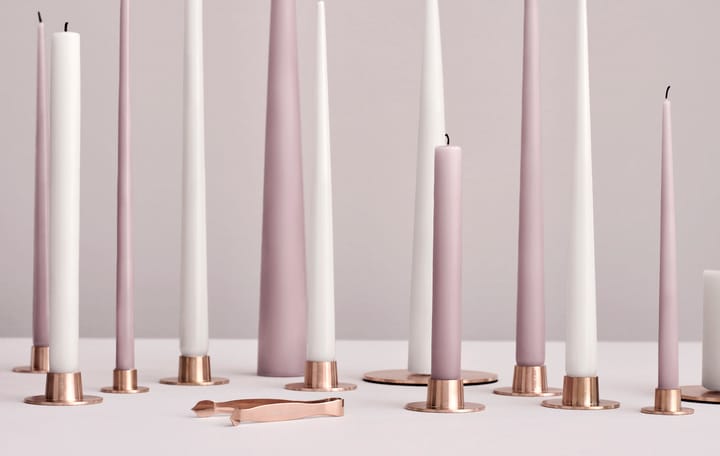 ester & erik candle sticks smooth 2-pack - Rosé gold - ester & erik