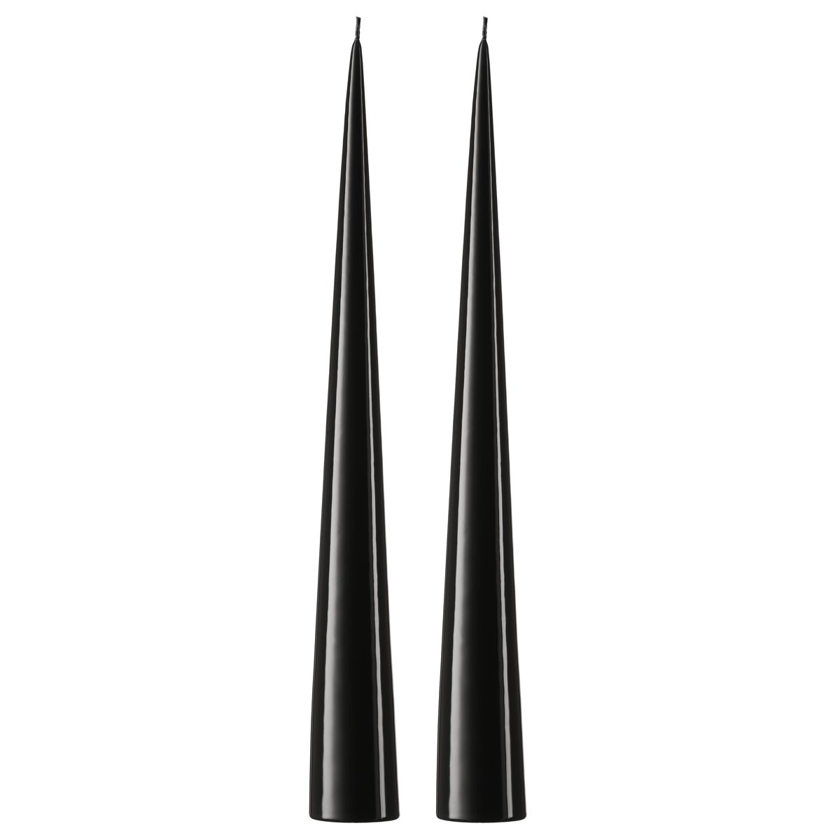 ester & erik chandelier 37 cm 2-pack lacquered Raw black 75-0