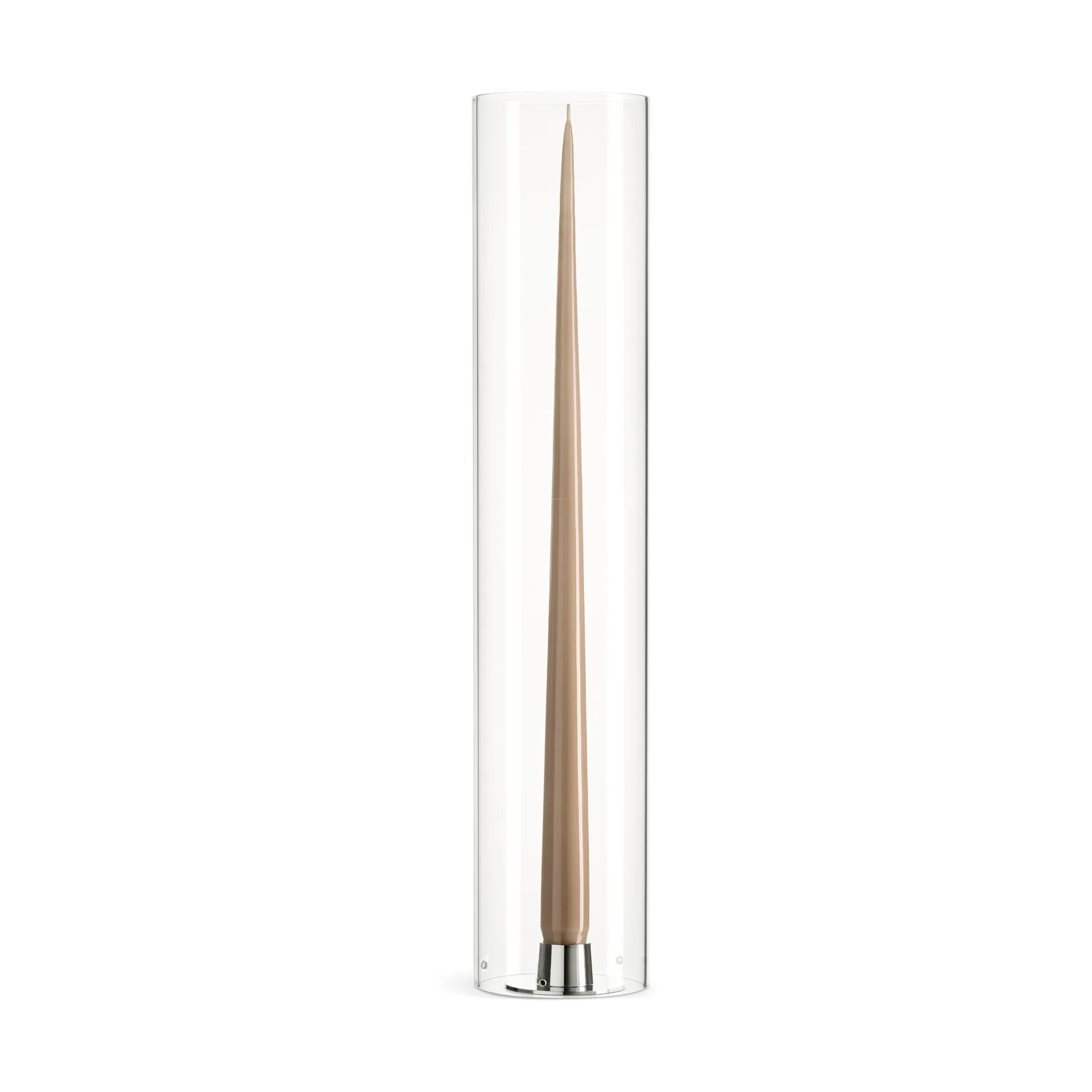 ester & erik cylinder glass hurricane for candle holder, 45 cm ester & erik
