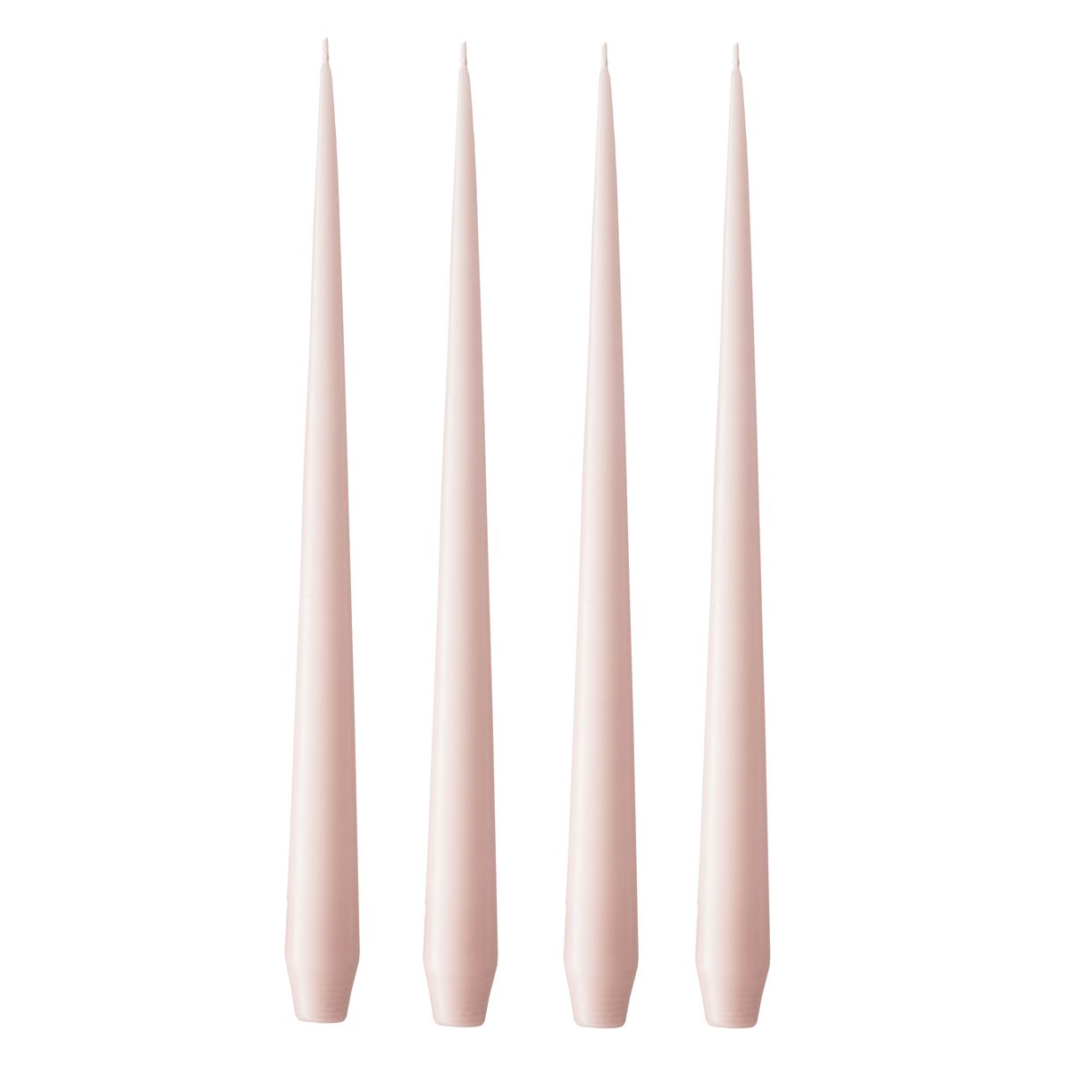 ester & erik light 32 cm 4-pack matte Rosewater 51 | Scandinavian Design | Candles | Pink