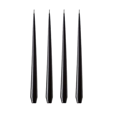 ester & erik light 4-pack lacquered - raw black, 42 cm - ester & erik
