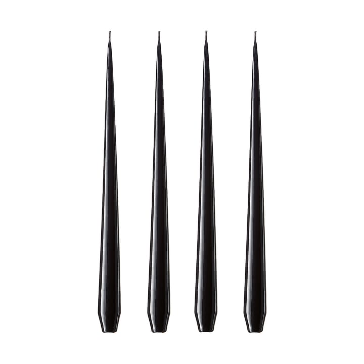 ester & erik light 4-pack lacquered, raw black, 42 cm ester & erik
