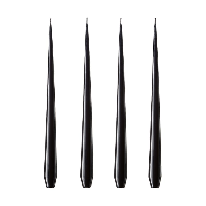 ester & erik light 4-pack lacquered - raw black, 42 cm - Ester & erik