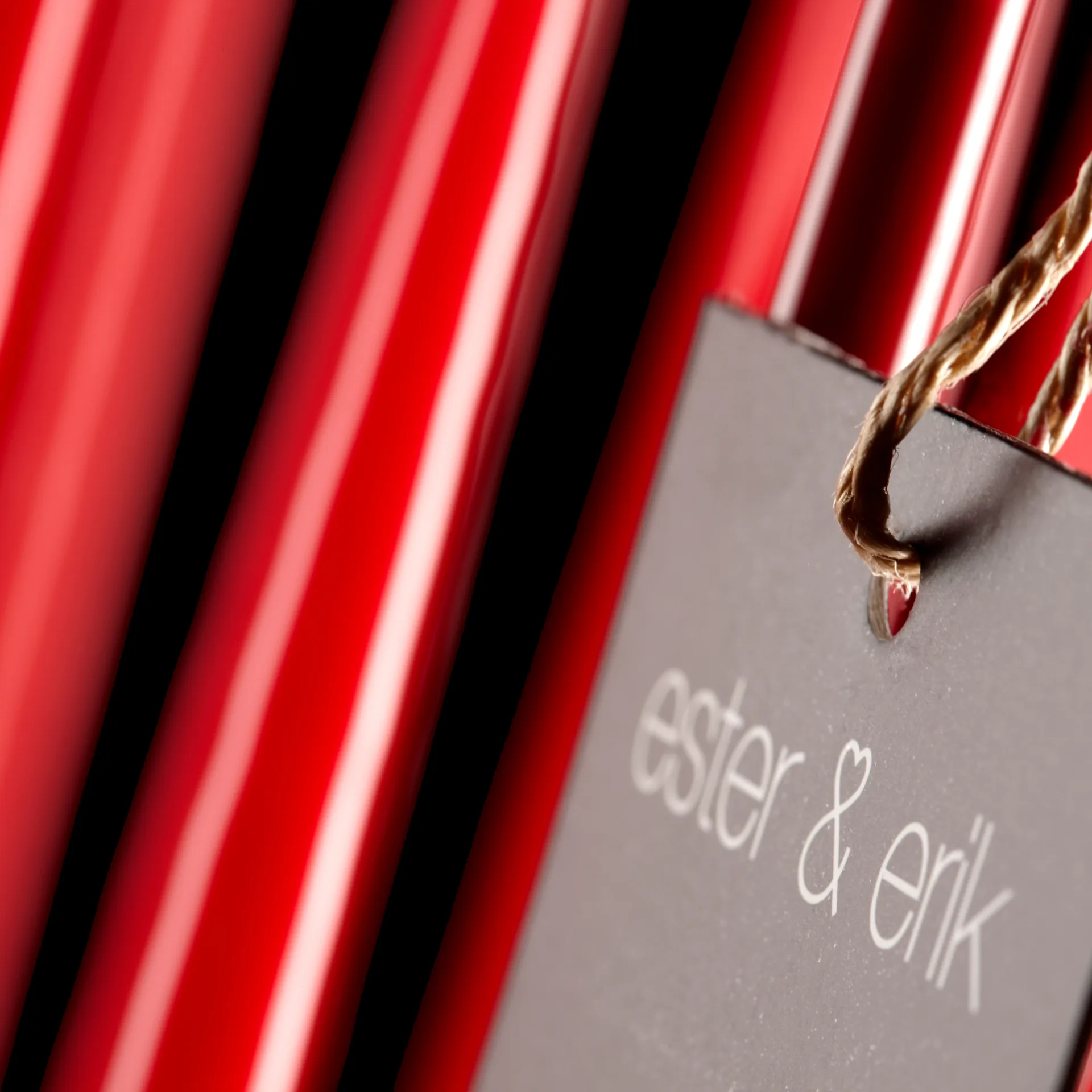 ester & erik light 4-pack lacquered, winter berry, 32 cm ester & erik