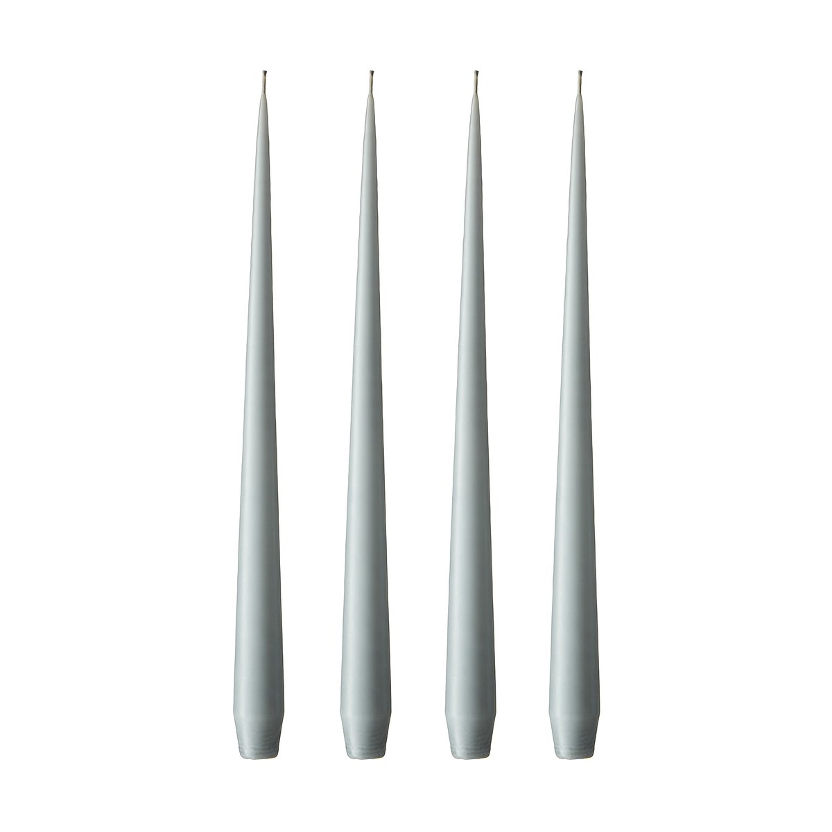 ester & erik light 4-pack matte concrete, 42 cm | Scandinavian Design | Candles | Grey