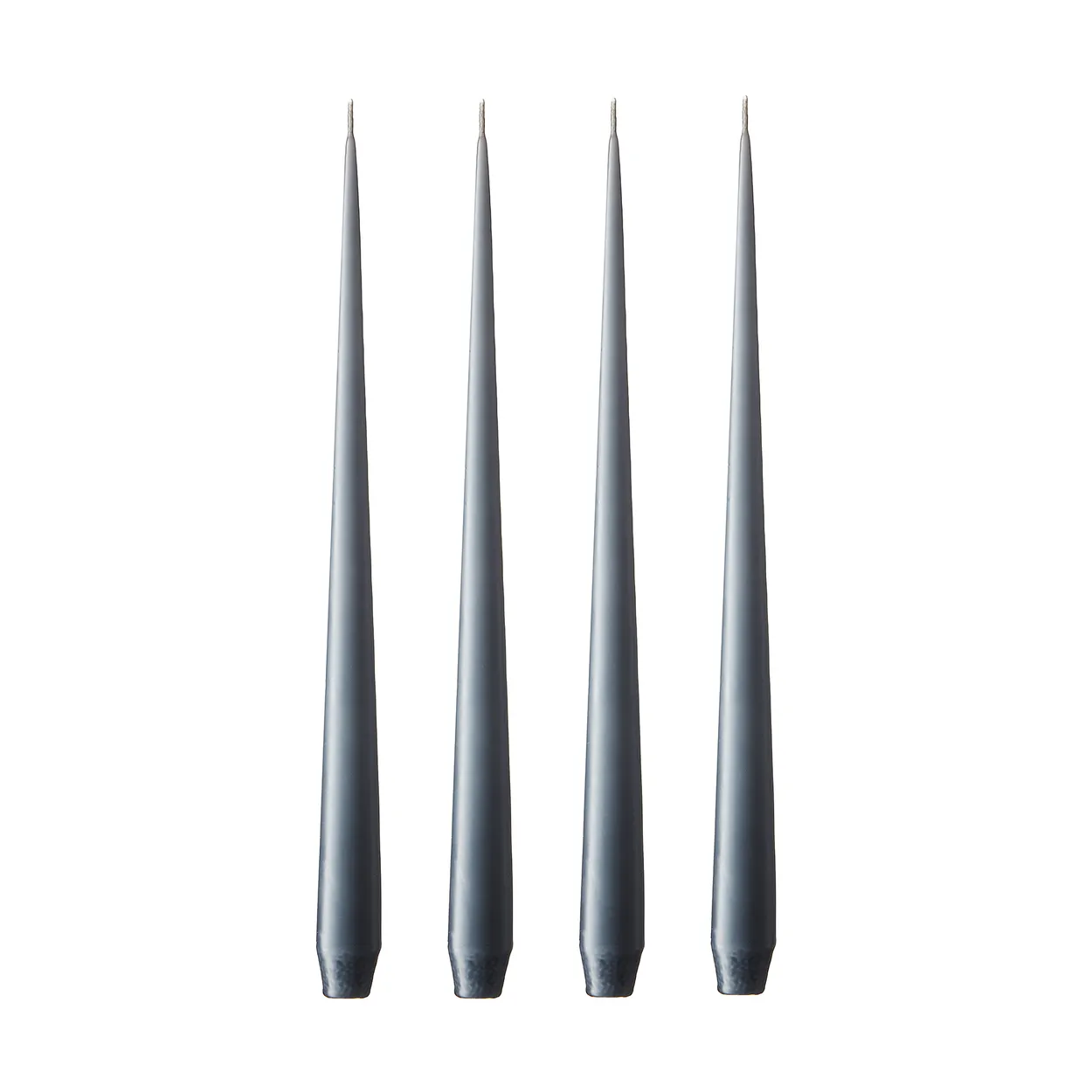 ester & erik light 4-pack matte dark slate, 32 cm | Scandinavian Design | Candles | Grey
