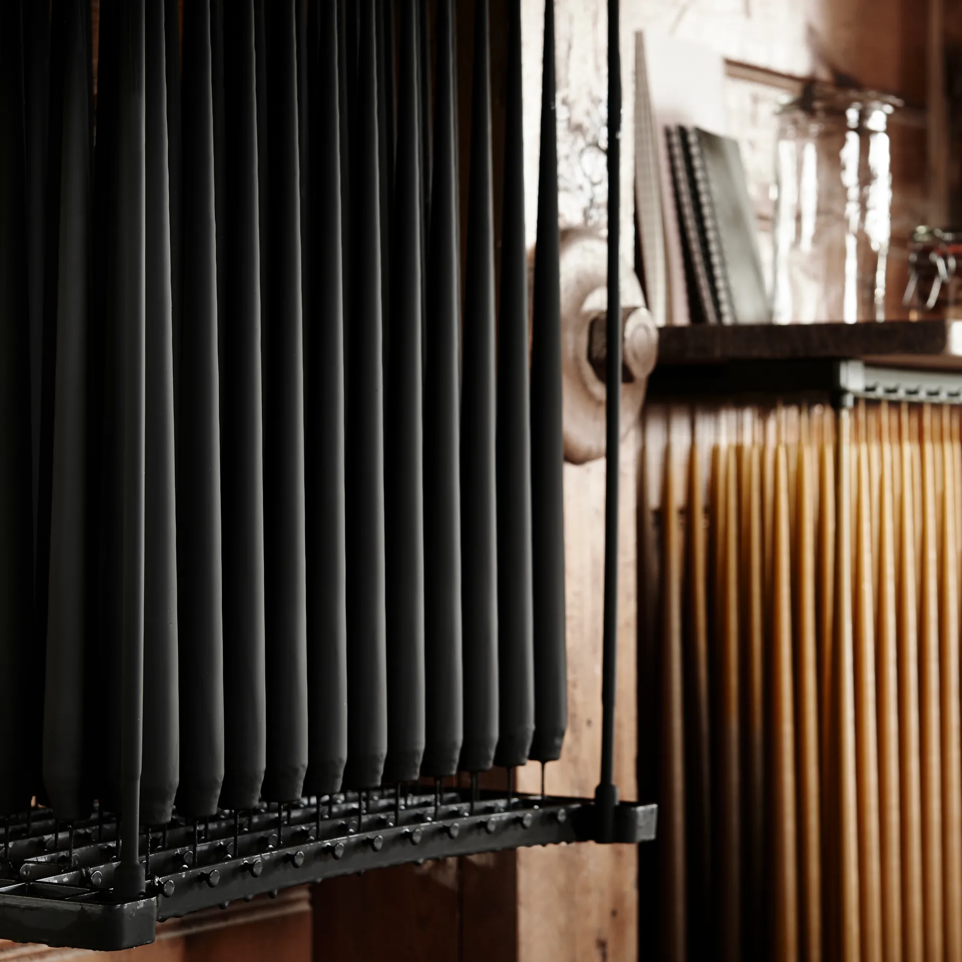 ester & erik light 4-pack matte, raw black, 32 cm ester & erik