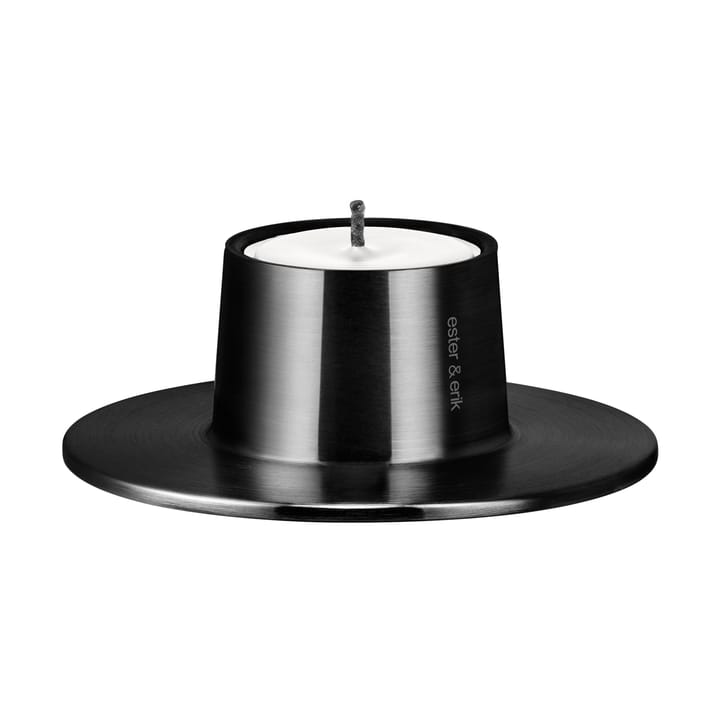 ester & erik outdoor candle holder small Ø16 cm - Black - ester & erik