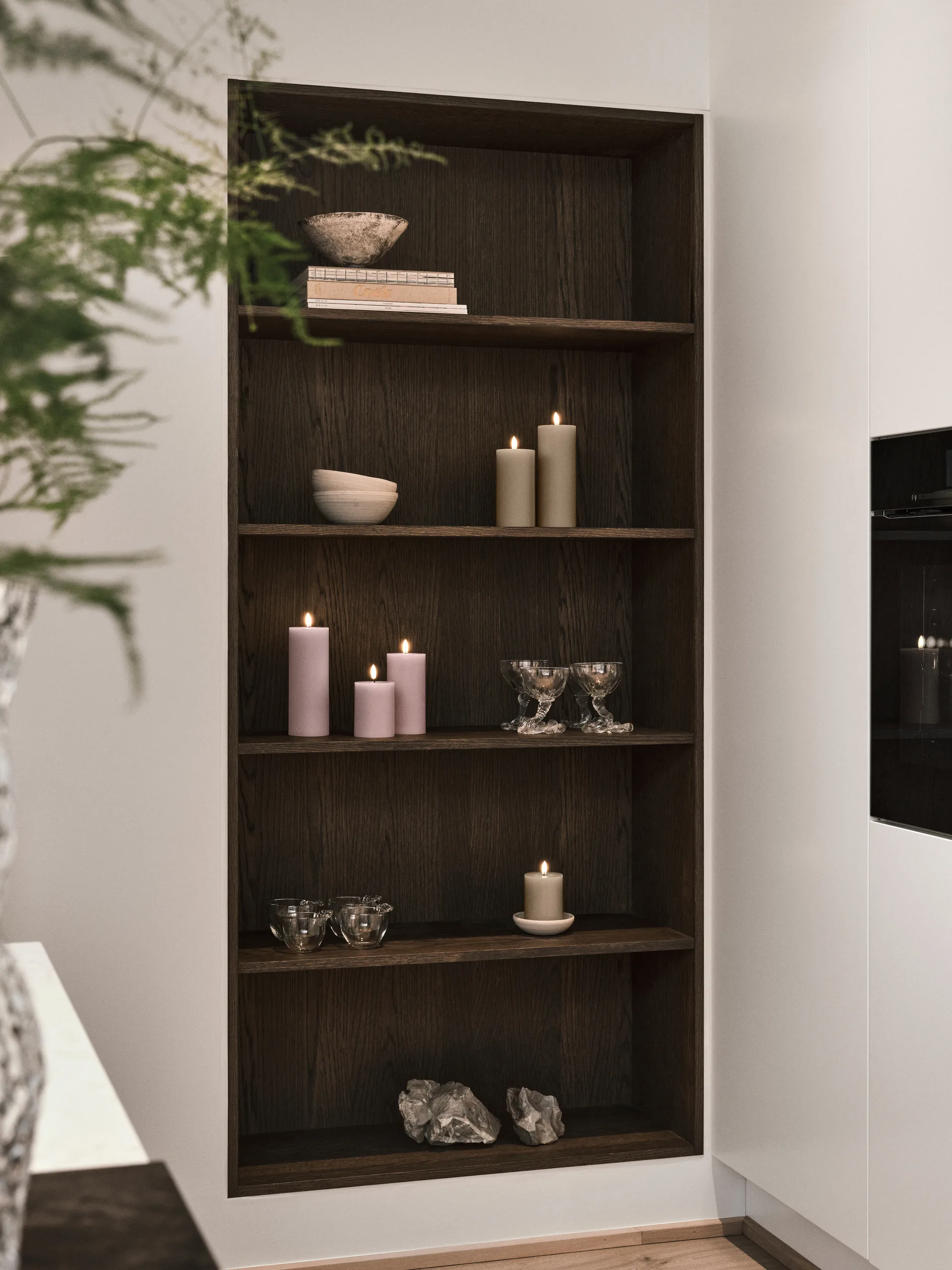 ester & erik pillar candle LED, 18 Nougat Note, 15 cm ester & erik