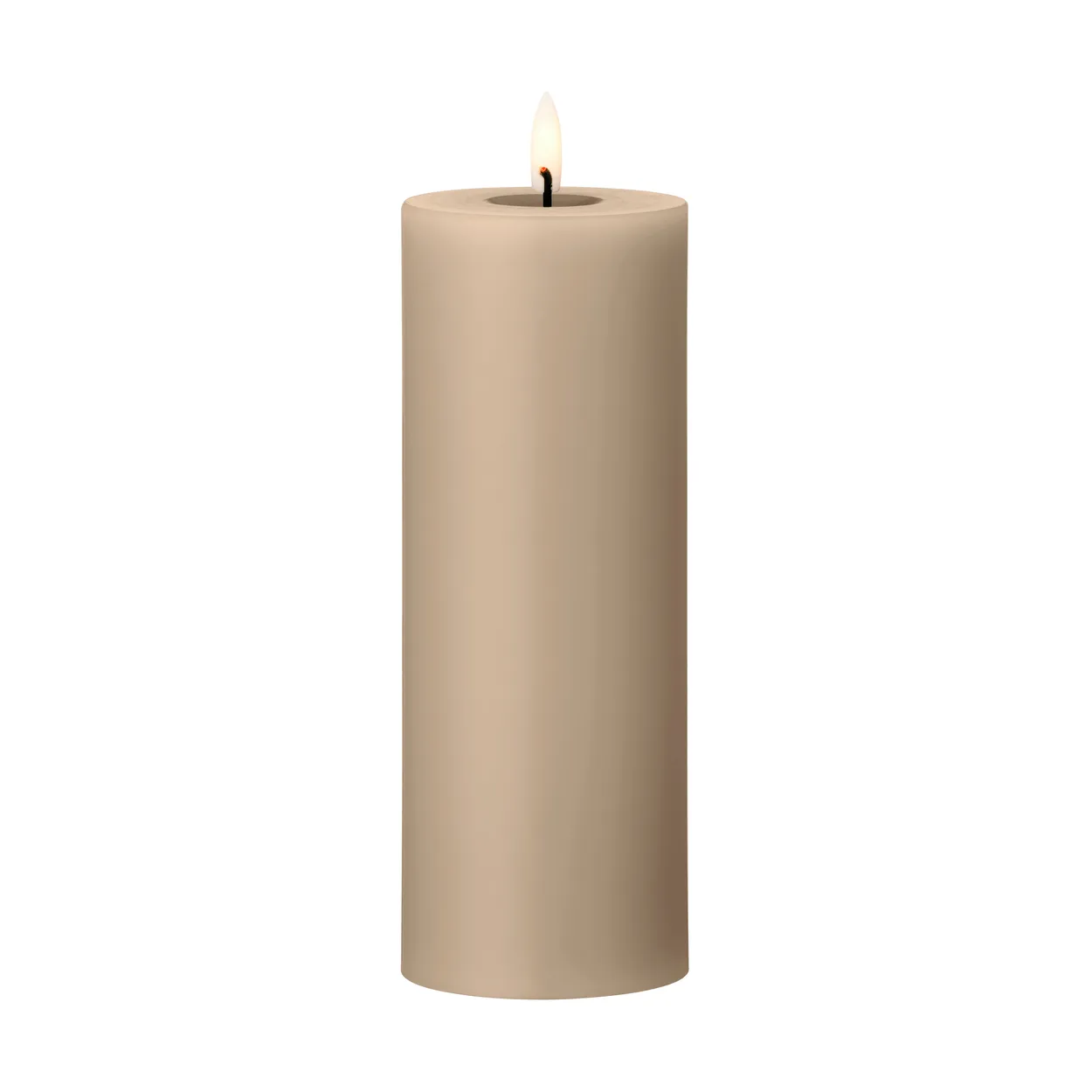 ester & erik pillar candle LED 18 Nougat Note, 20 cm