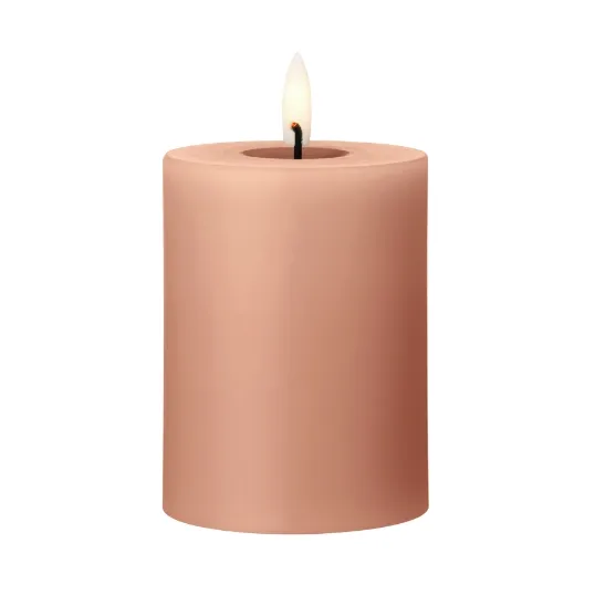 ester & erik pillar candle LED, 20 Rosy caramel, 10 cm ester & erik