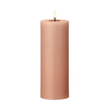 ester & erik pillar candle LED - 20 Rosy caramel, 20 cm - ester & erik