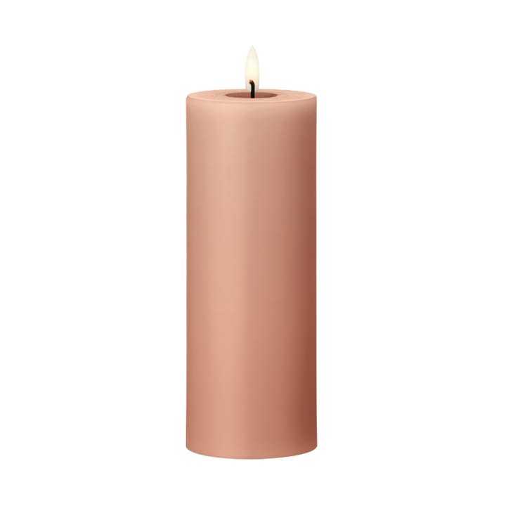 ester & erik pillar candle LED - 20 Rosy caramel, 20 cm - Ester & erik