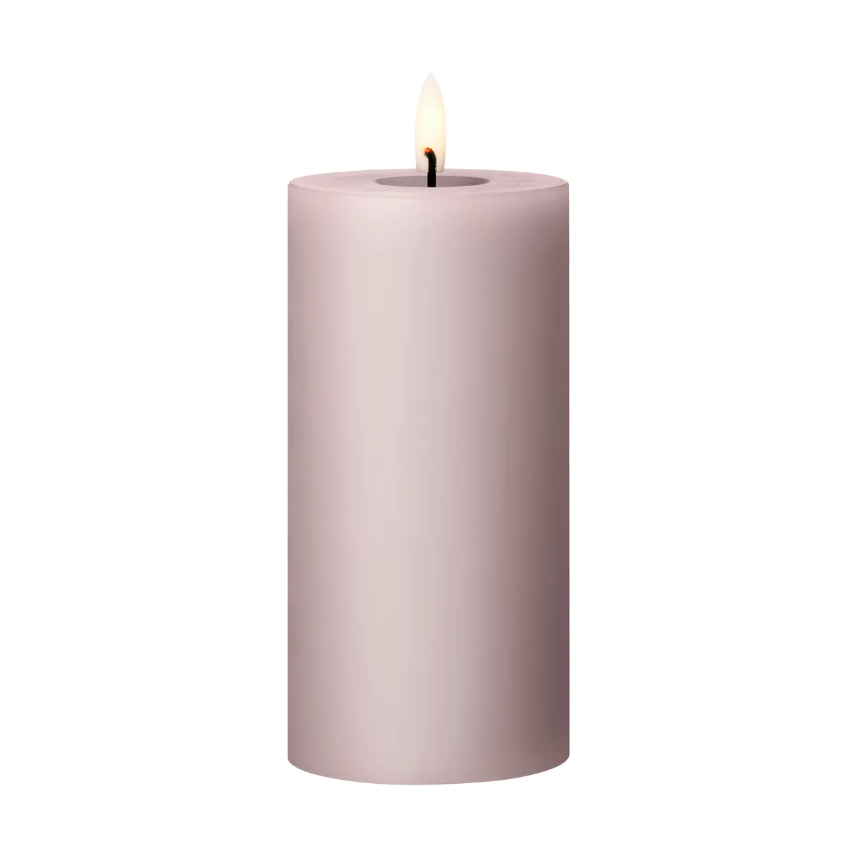 ester & erik pillar candle LED 52 Soft Rose, 15 cm | Scandinavian Design | String lights & decorative lighting | Pink