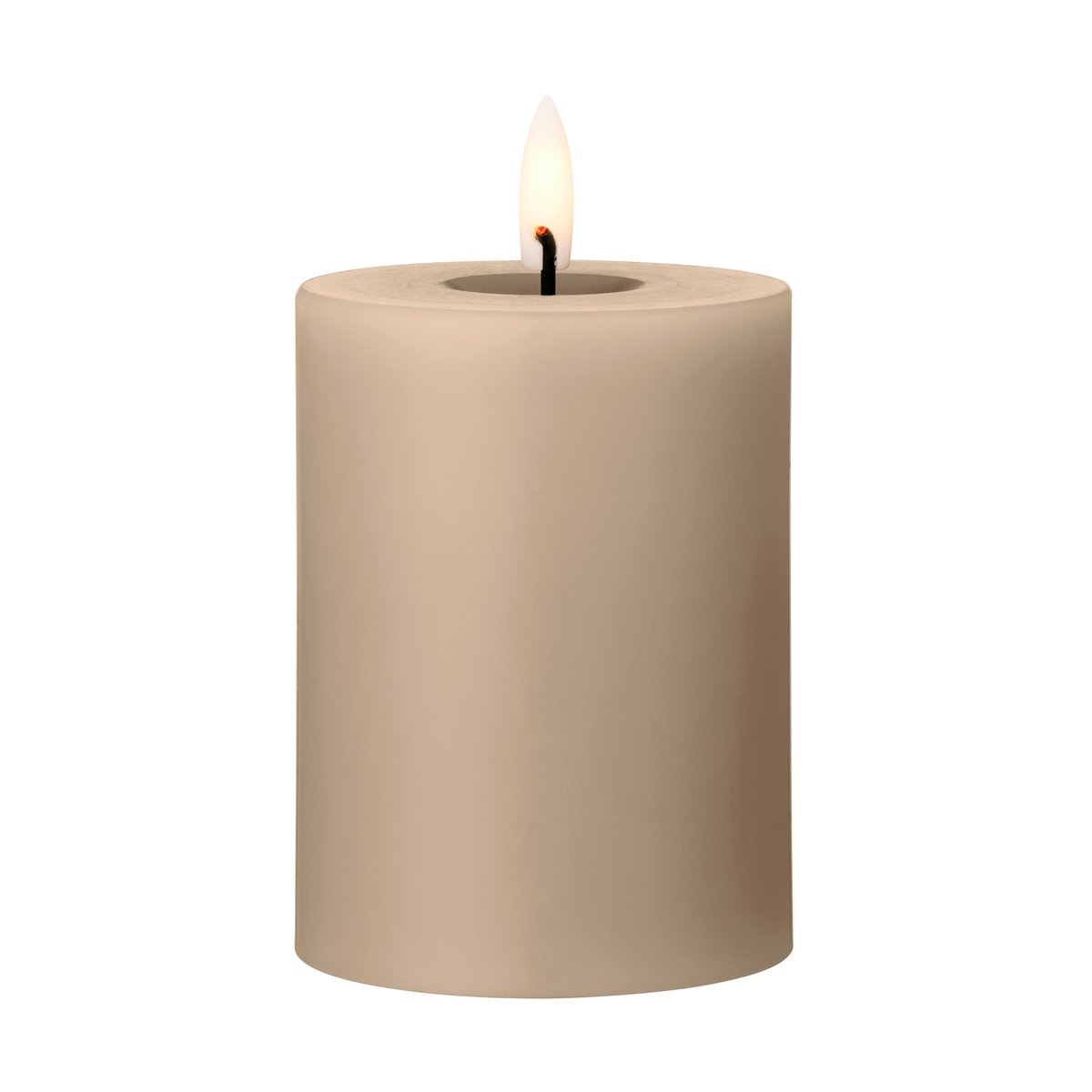 ester & erik ester & erik pillar candle LED Ø7.5x10 cm 18 Nougat Note