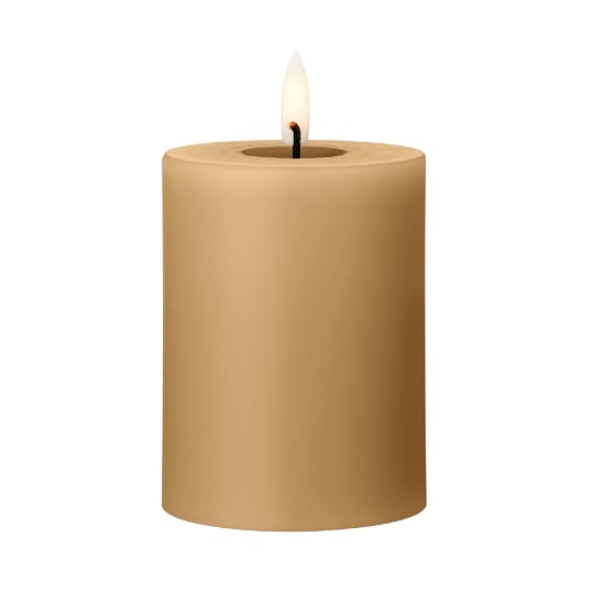 ester & erik ester & erik pillar candle LED Ø7.5x10 cm 27 Almond butter