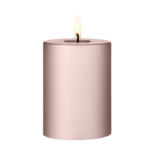 ester & erik ester & erik pillar candle LED Ø7.5x10 cm 94 Champagne Metallic
