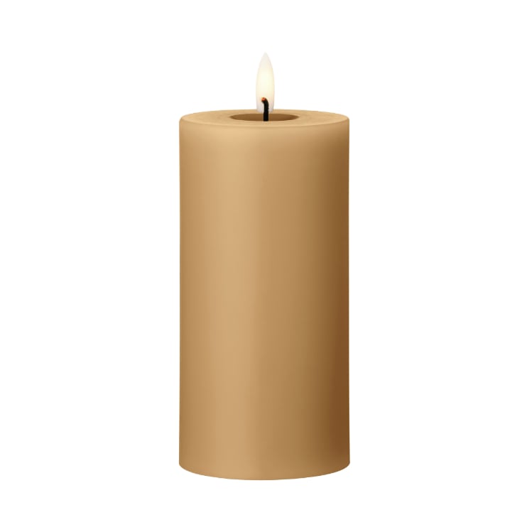 ester & erik ester & erik pillar candle LED Ø7.5x15 cm 27 Almond butter