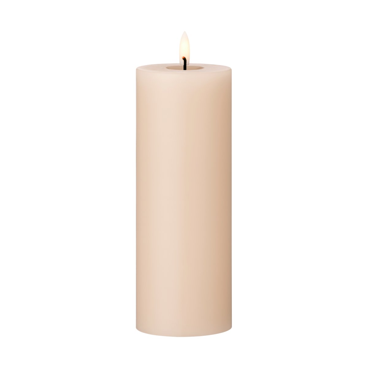 ester & erik pillar candle LED o7.5x20 cm 11 Ice Latte