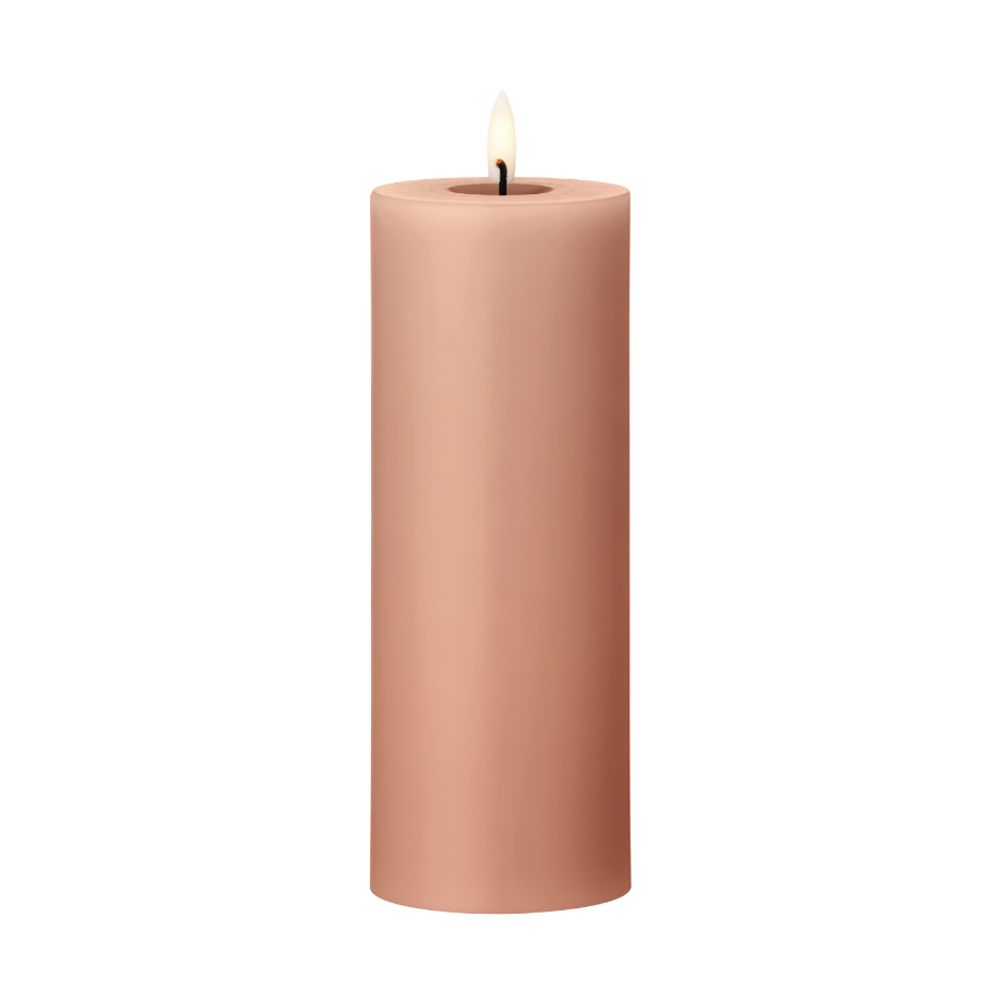 ester & erik ester & erik pillar candle LED Ø7.5x20 cm 20 Rosy caramel