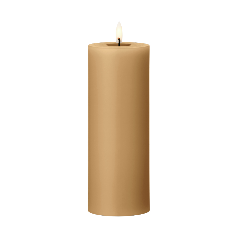 ester & erik ester & erik pillar candle LED Ø7.5x20 cm 27 Almond butter