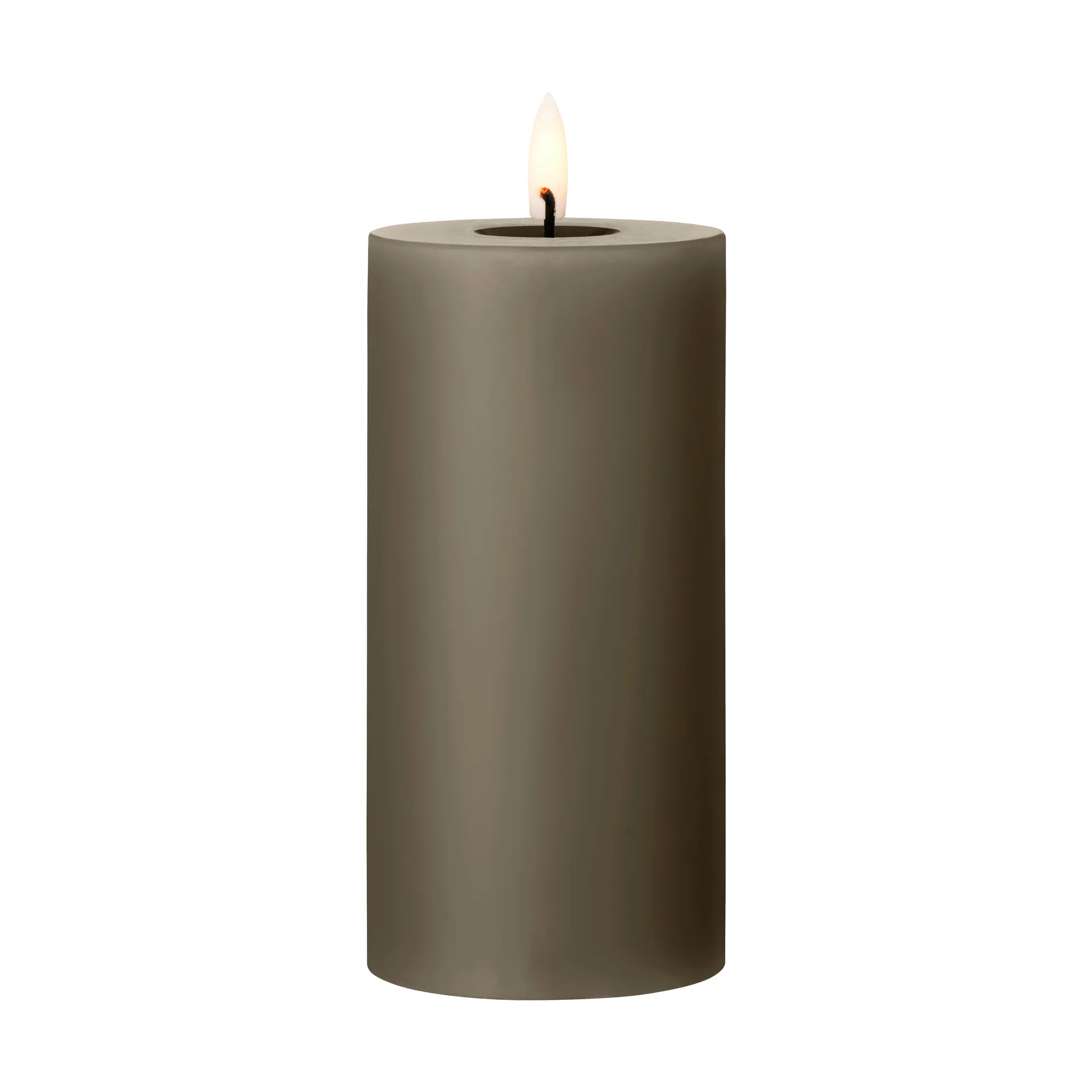 ester & erik pillar candle LED, 77 Caviar, 15 cm ester & erik