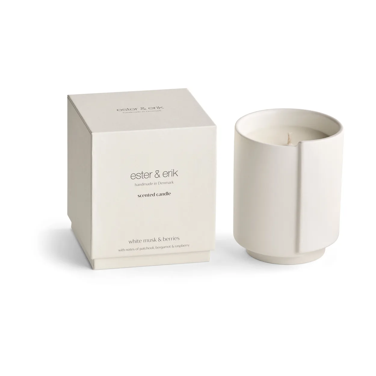 ester & erik scented candles White musk & berries | Scandinavian Design | Scented candles & diffusers | White