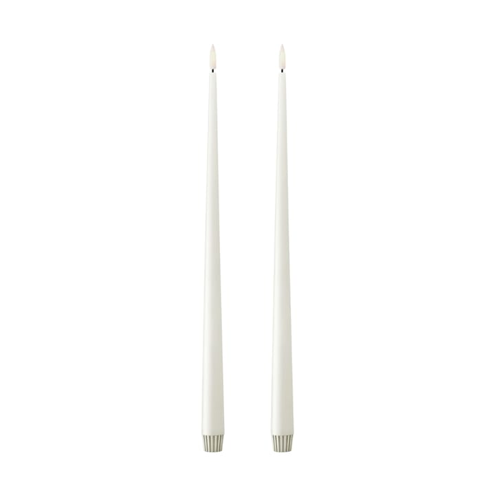 ester & erik taper candle LED 2-pack - 10 Silky, 40 cm - Ester & erik