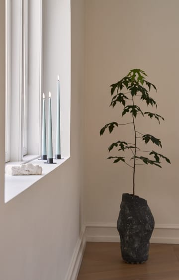 ester & erik taper candle LED 2-pack - 67 Jade stone, 40 cm - ester & erik