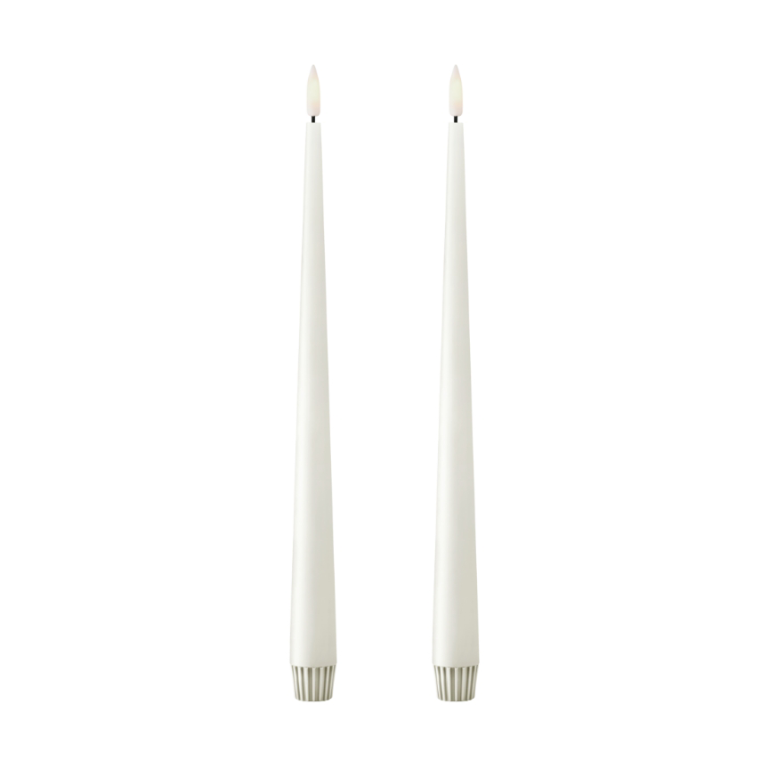 ester & erik ester & erik taper candle LED 30 cm 2-pack 10 Silky