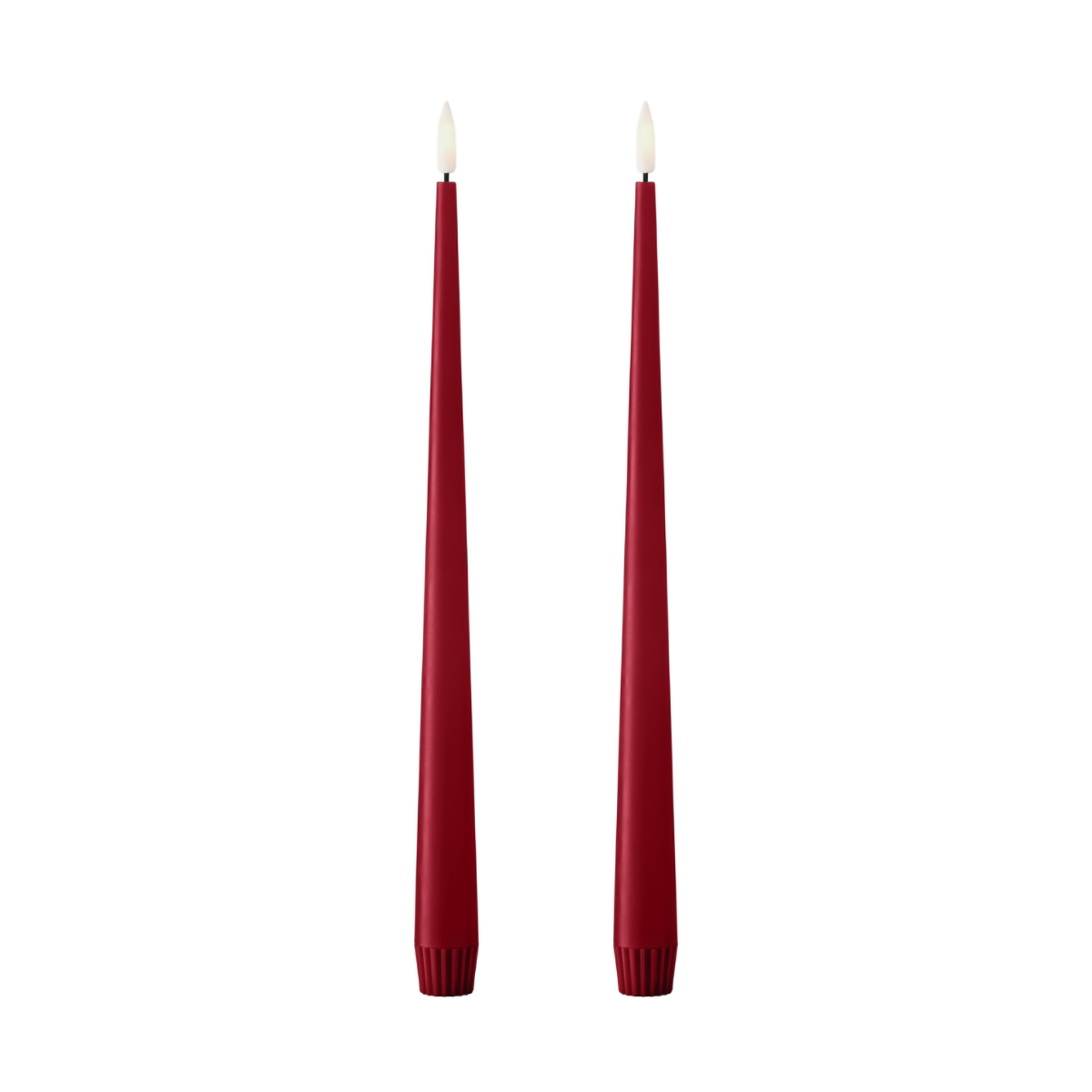ester & erik taper candle LED 30 cm 2-pack 36 Winter Berry