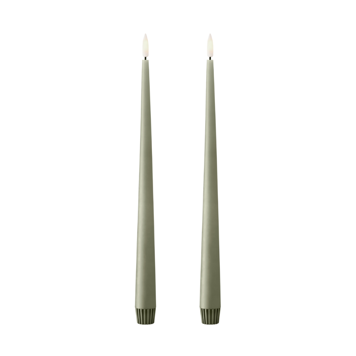ester & erik taper candle LED 30 cm 2-pack 69 Artichoke